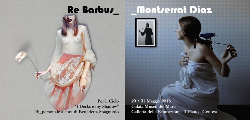 Cartolina Fronte Re Barbus & Montserrat Diaz a                  cura di Benedetta Spagnuolo