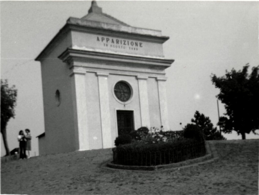 Santuario della Giardia Cappella Apparizione 1970 circa